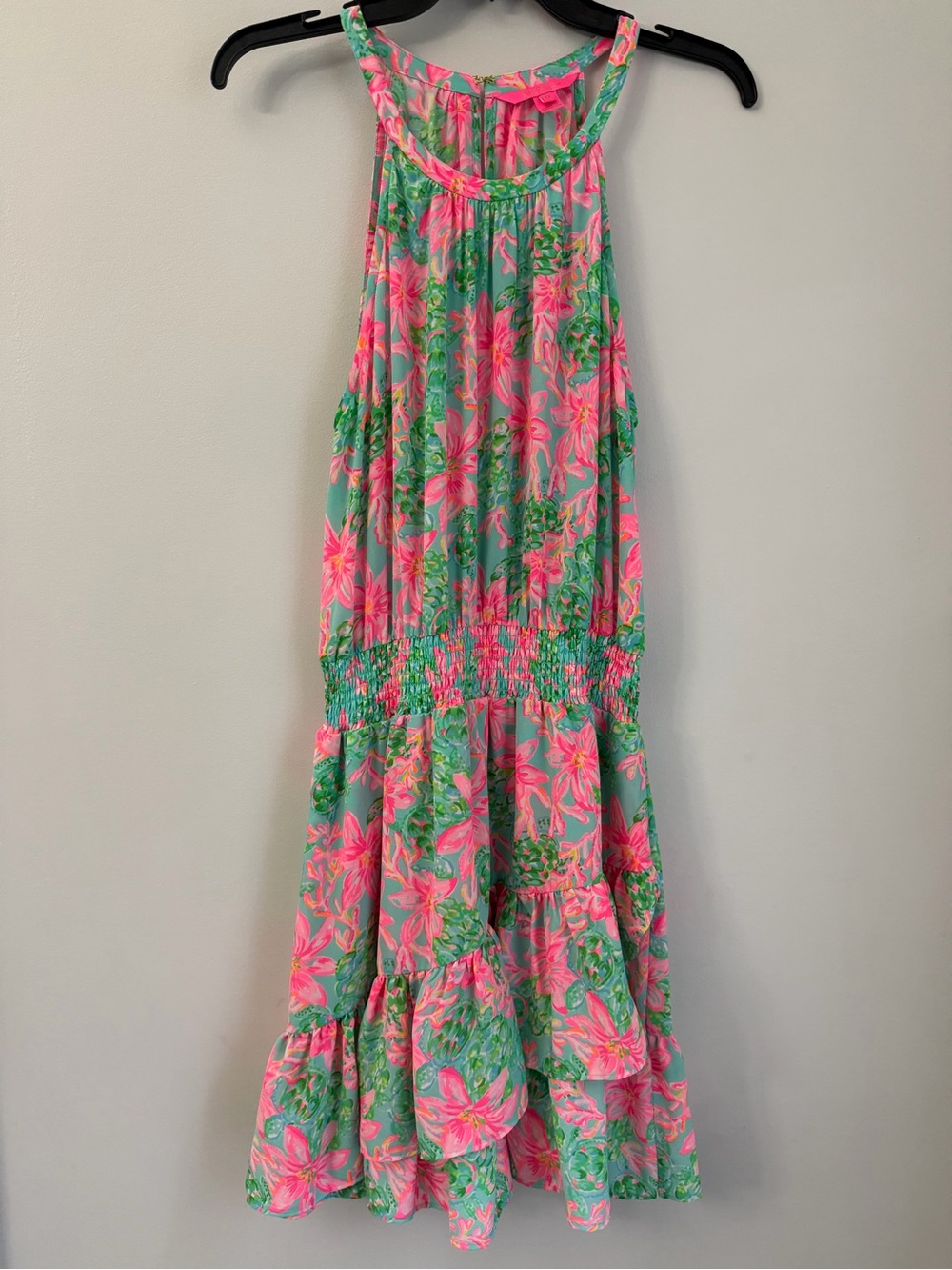 Lilly Pulitzer halter Floral sundress size 12 - Picture 1 of 7
